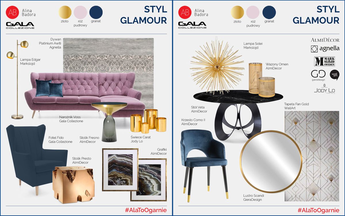 #AlaToOgarnie - artboard by Alina Badora, styl glamour #AlaToOgarnie - artboard by Alina Badora, styl glamour | akcja z Gala Collezione
